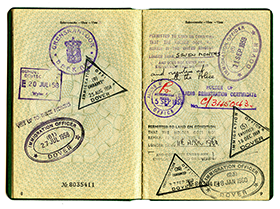 Jochen Gerz's passport, 1958