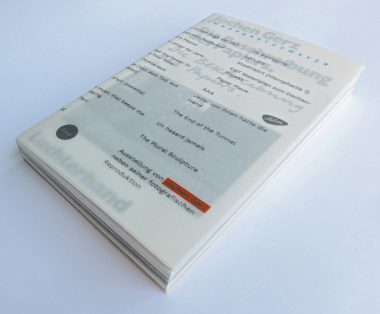 Die beschreibung Jochen Gerz CR 919 3 web